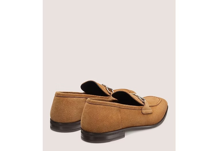 SIMON TWISTBIT LOAFER - Suede/Camel