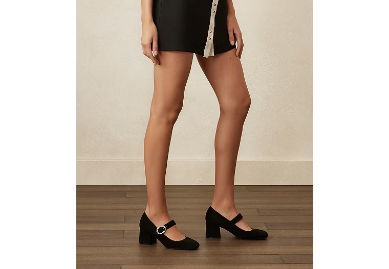 SLOANE 60 MARY JANE - Suede/Black