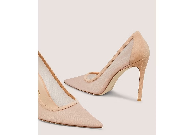 STUART 100 PUMP - Mesh & Suede/Ginger