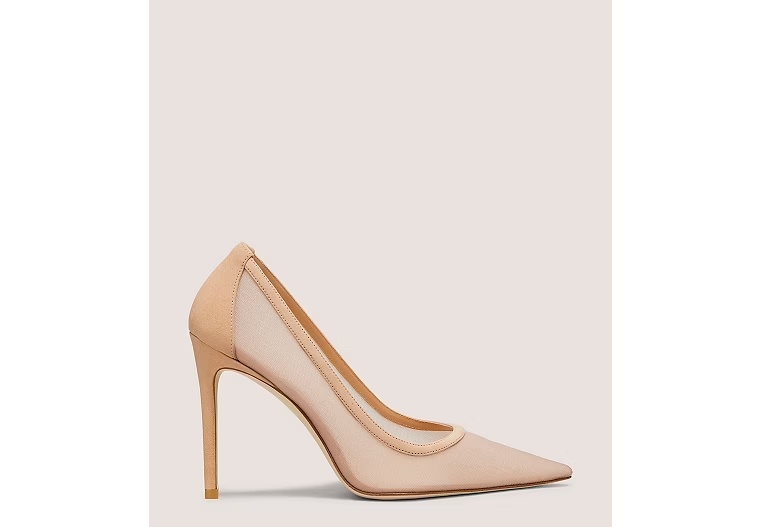 1407-STUART-100-PUMP-Mesh-Suede-Ginger-3.jpg STUART 100 PUMP - Mesh & Suede/Ginger