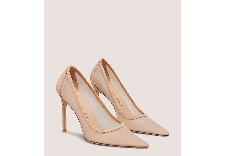 1407-STUART-100-PUMP-Mesh-Suede-Ginger-4.jpg STUART 100 PUMP - Mesh & Suede/Ginger