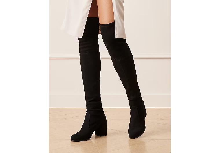 TIELAND - Stretch suede/Black