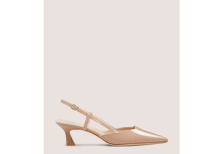 VINNIE 50 SLINGBACK - Patent leather/Fawn