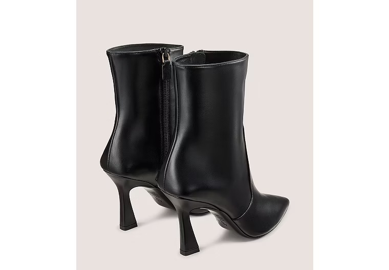VINNIE ZIP BOOTIE 85 - Smooth Leather/Black