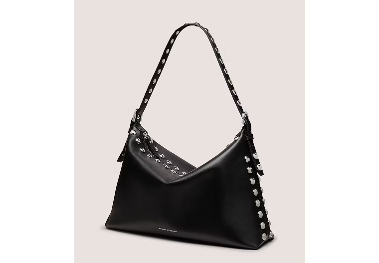 1893-STUART-STUD-SHOULDER-BAG-Black-2.jpg STUART STUD SHOULDER BAG - Black