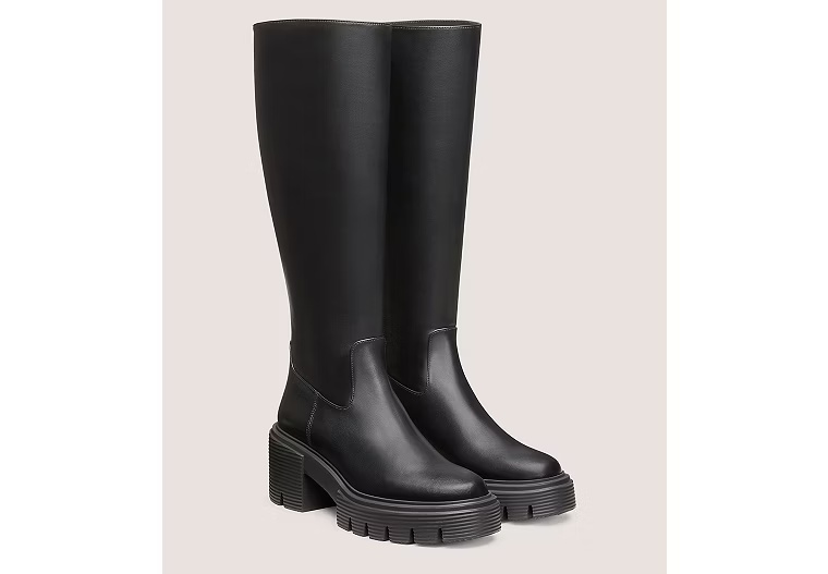 SOHO KNEE-HIGH BOOT (W) - Smooth Leather/Black