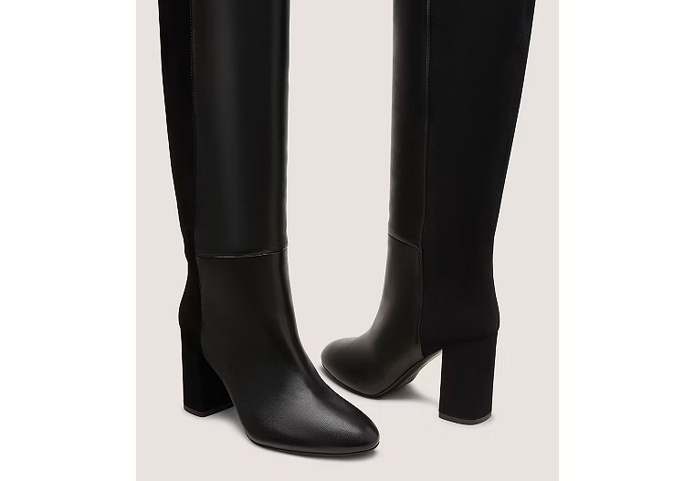 2639-5050-STRUT-BLOCK-BOOT-Dress-Nappa-Leather-Suede-Black-5.jpg 5050 STRUT BLOCK BOOT - Dress Nappa Leather & Suede/Black