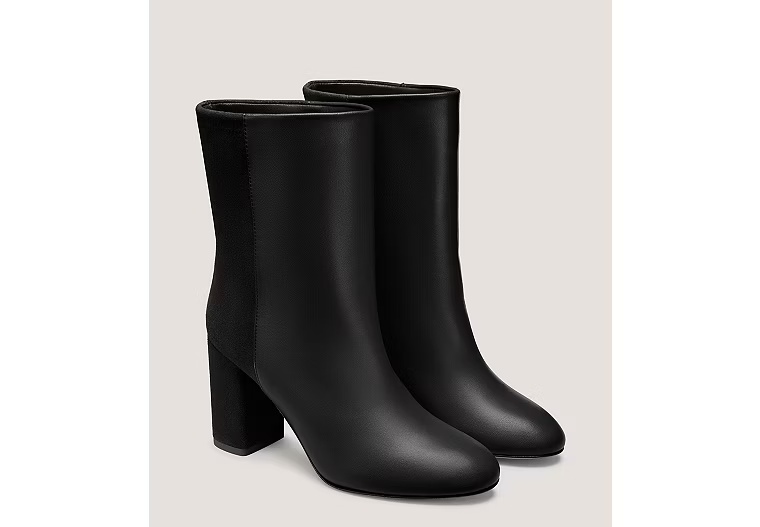 2697-5050-STRUT-BLOCK-BOOTIE-Dress-Nappa-Leather-Suede-Black-3.jpg 5050 STRUT BLOCK BOOTIE - Dress Nappa Leather & Suede/Black