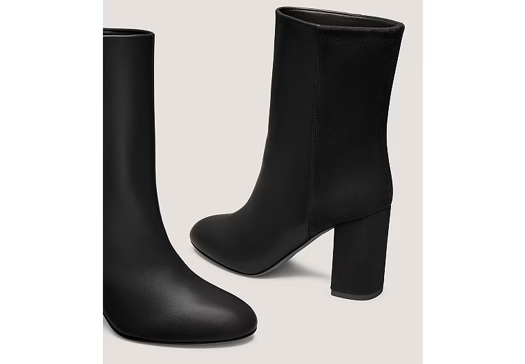 2697-5050-STRUT-BLOCK-BOOTIE-Dress-Nappa-Leather-Suede-Black-4.jpg 5050 STRUT BLOCK BOOTIE - Dress Nappa Leather & Suede/Black