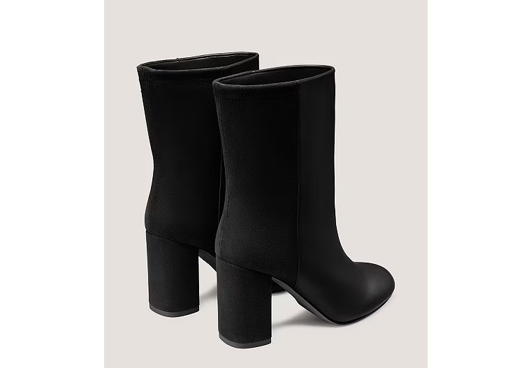 2697-5050-STRUT-BLOCK-BOOTIE-Dress-Nappa-Leather-Suede-Black-5.jpg 5050 STRUT BLOCK BOOTIE - Dress Nappa Leather & Suede/Black