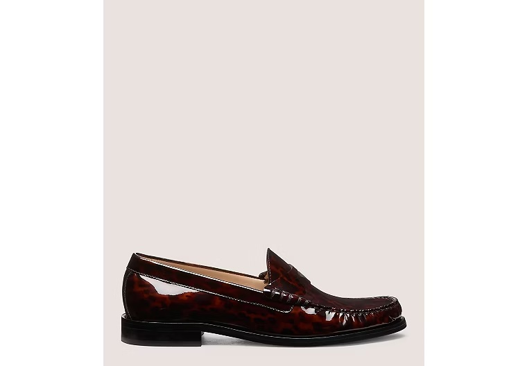 LOTTIE LOAFER - Gloss Tortoise/Dark Brown