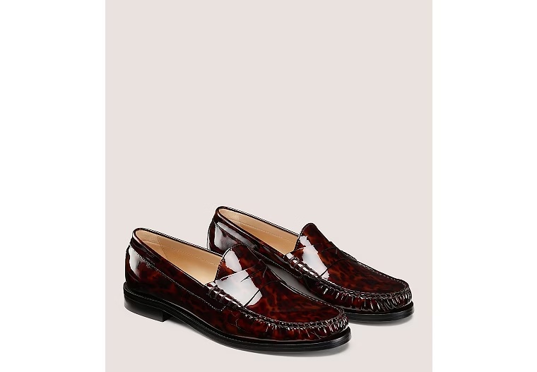 LOTTIE LOAFER - Gloss Tortoise/Dark Brown