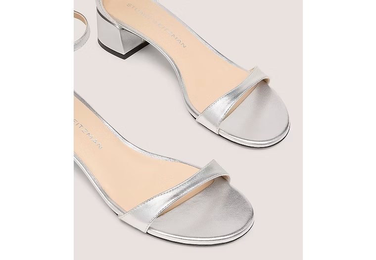 NUDIST BLOCK 35 - Liquid Metallic Leather/Silver