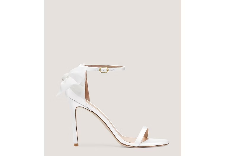 NUDISTSONG MESH BOW - White & Cream