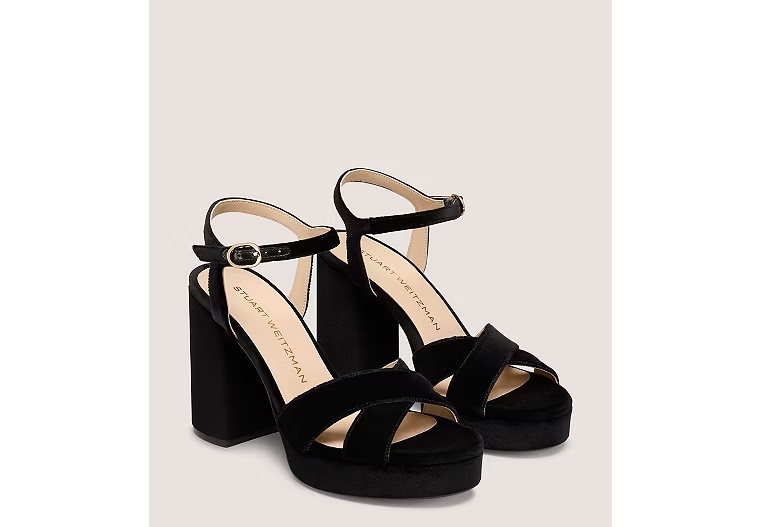 4248-DAYNA-PLATFORM-SANDAL-Silk-velvet-Black-4.jpg DAYNA PLATFORM SANDAL - Silk velvet/Black