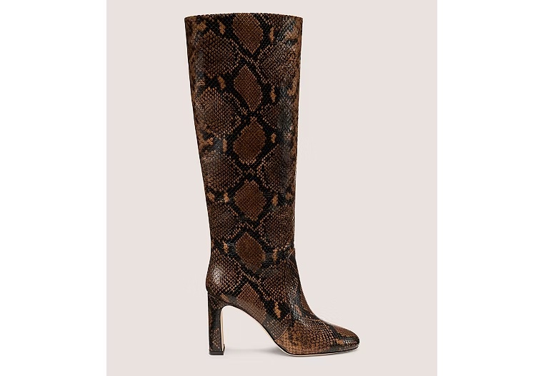 4381-BABETTE-TUBO-BOOT-85-Snake-Printed-Leather-Espresso-3.jpg BABETTE TUBO BOOT 85 - Snake Printed Leather/Espresso