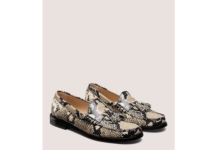 4439-LOTTIE-TASSEL-LOAFER-Snake-Printed-Leather-Black-White-4.jpg LOTTIE TASSEL LOAFER - Snake Printed Leather/Black & White