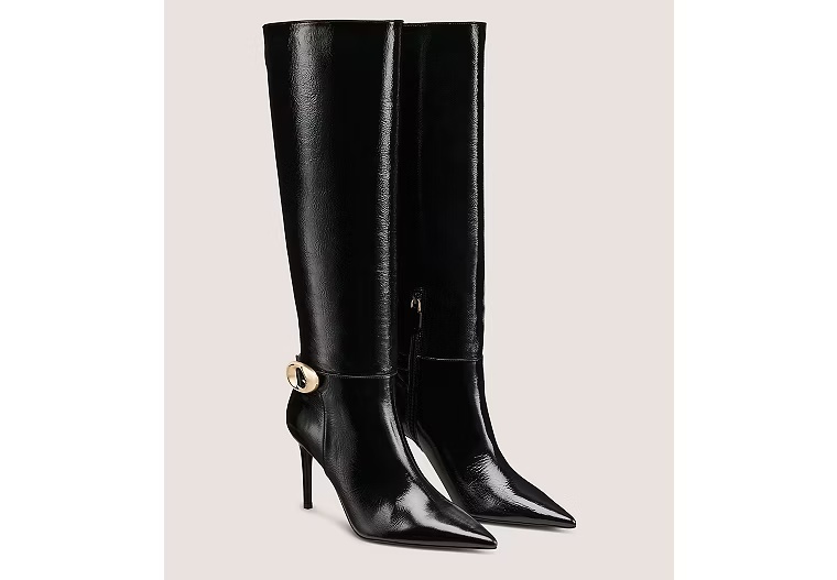 4769-STUART-POWER-BUCKLE-BOOT-Crinkled-Patent-Leather-Black-4.jpg STUART POWER BUCKLE BOOT - Crinkled Patent Leather/Black