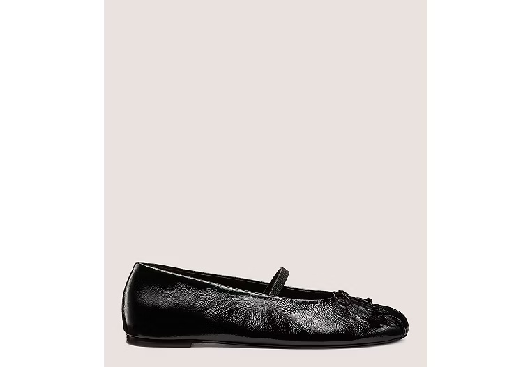 5010-PRIMA-BOW-BALLET-MARY-JANE-Crinkled-Patent-Leather-Black-3.jpg PRIMA BOW BALLET MARY JANE - Crinkled Patent Leather/Black