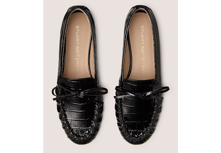 5029-BRITT-BOW-LOAFER-Croc-Printed-Leather-Black-2.jpg BRITT BOW LOAFER - Croc Printed Leather/Black