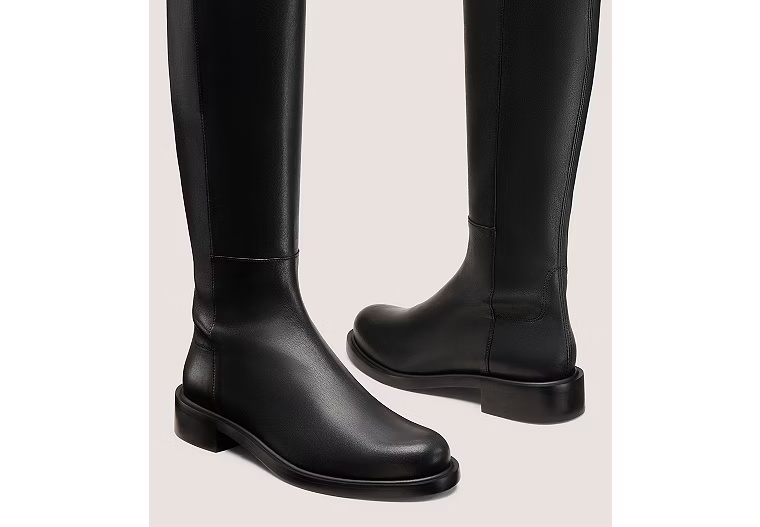 5050 GISELE KNEE-HIGH BOOT - Nappa Leather/Black