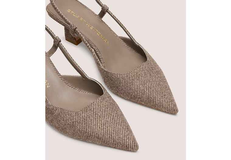 VINNIE 50 SLINGBACK - Fall Twill/Taupe