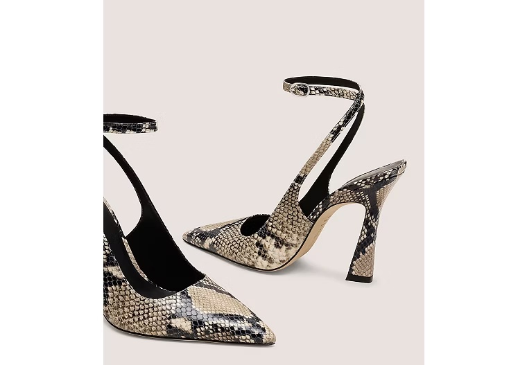 5739-VINNIE-100-STRAP-PUMP-Snake-Printed-Leather-Black-White-2.jpg VINNIE 100 STRAP PUMP - Snake Printed Leather/Black & White