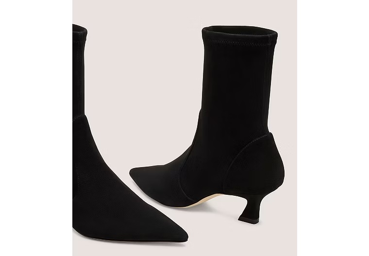 VINNIE BOOTIE 50 - Stretch suede/Black