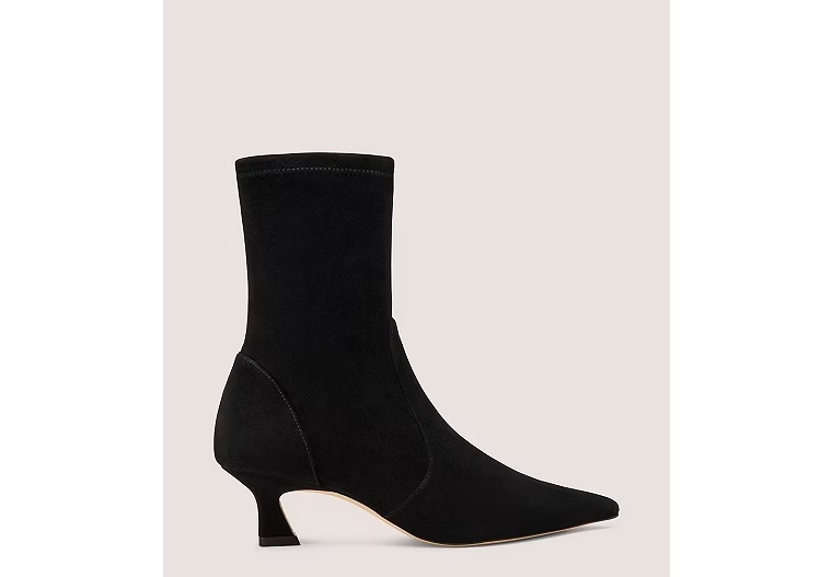 VINNIE BOOTIE 50 - Stretch suede/Black