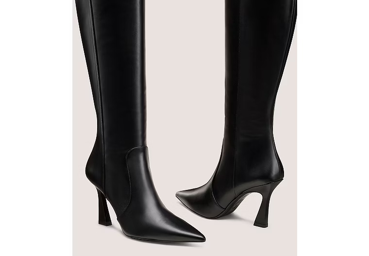 VINNIE ZIP BOOT 85 - Smooth Leather/Black