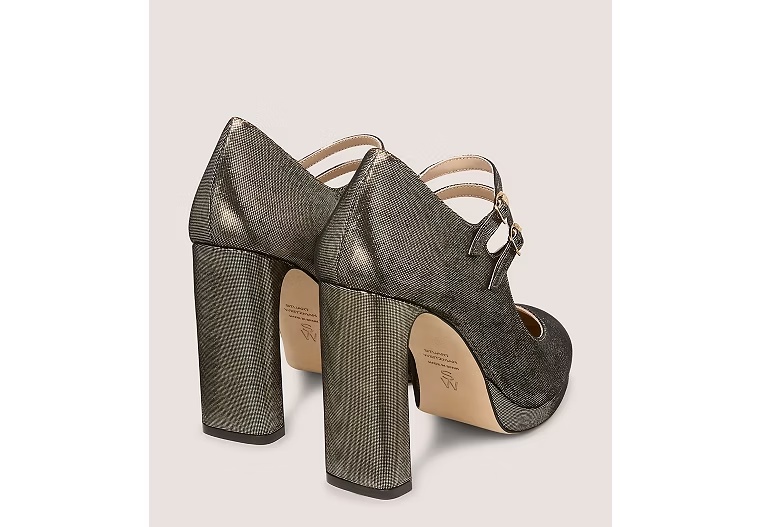 BABETTE PLATFORM MARY JANE - Platino Gold
