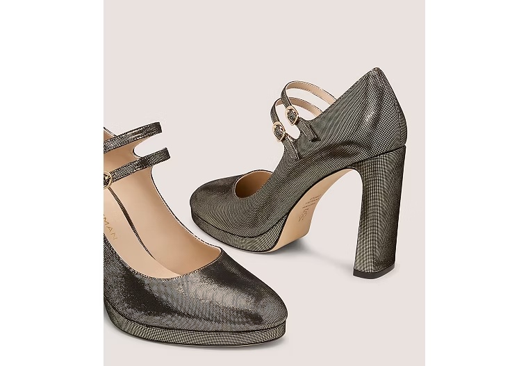 BABETTE PLATFORM MARY JANE - Platino Gold