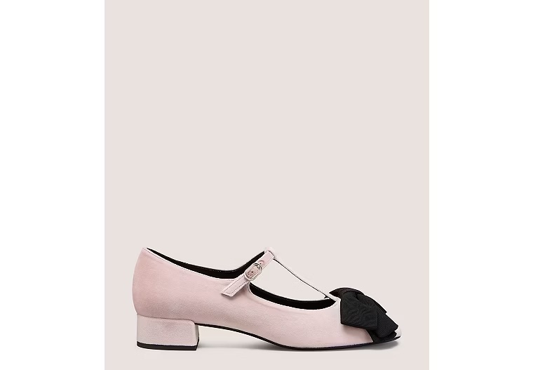 6471-ARIELLA-T-STRAP-PUMP-Ballet-Pink-Black-3.jpg ARIELLA T-STRAP PUMP - Ballet Pink & Black