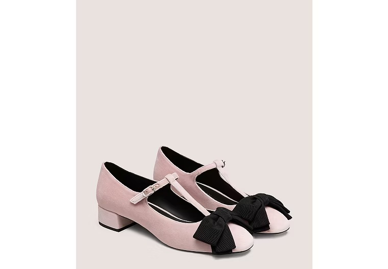 6471-ARIELLA-T-STRAP-PUMP-Ballet-Pink-Black-4.jpg ARIELLA T-STRAP PUMP - Ballet Pink & Black