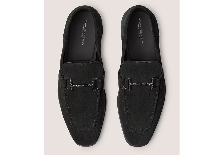 SIMON TWISTBIT LOAFER - Suede/Black