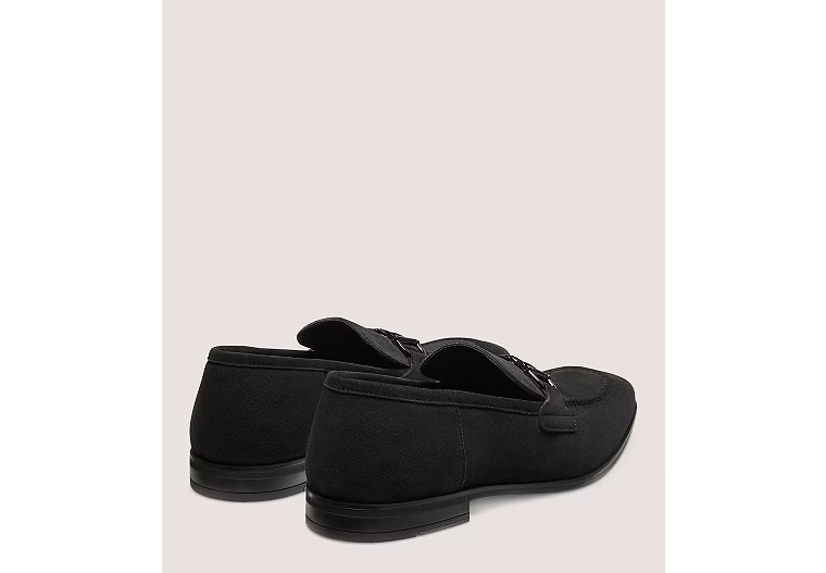 SIMON TWISTBIT LOAFER - Suede/Black