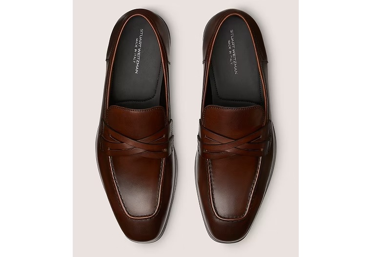 SIMON CRISSCROSS LOAFER - Leather/Brown