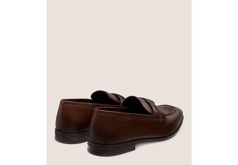 SIMON CRISSCROSS LOAFER - Leather/Brown