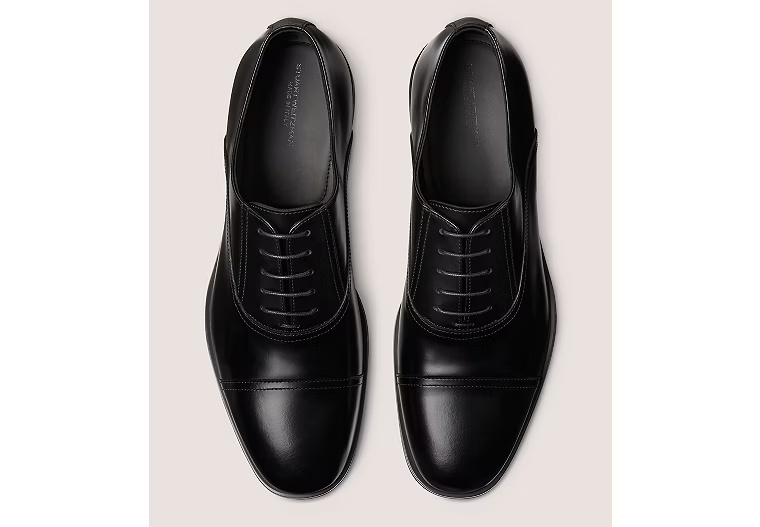 SW CLUB CLASSIC OXFORD - Brushed Leather/Black